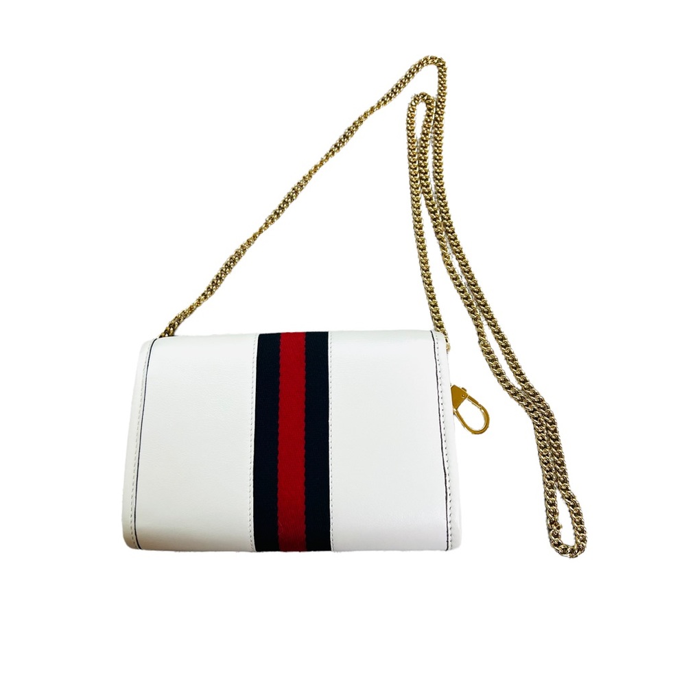 GUCCI Rajah Web Chain Mini Bag - Picture 4 of 8